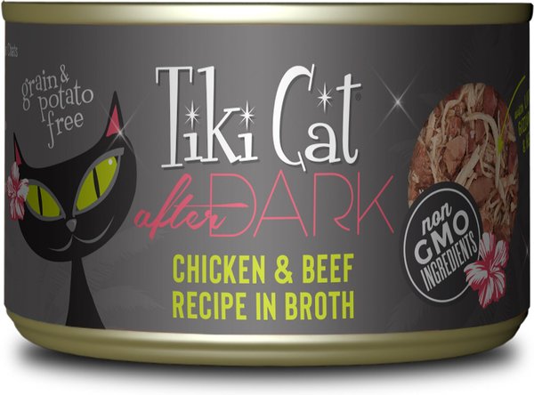 Tiki Cat After Dark Chicken and Beef Canned Cat Food