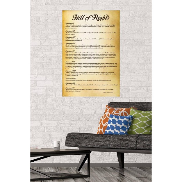 X 22 quot Premium Poster The United States Of America Bill Of Rights Trends International