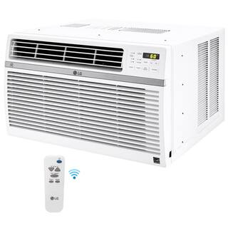 LG 8000 BTU 115-Volt Window Air Conditioner LW8017ERSM Cools 350 Sq. Ft. with ENERGY STAR and Remote Wi-Fi Enabled LW8017ERSM