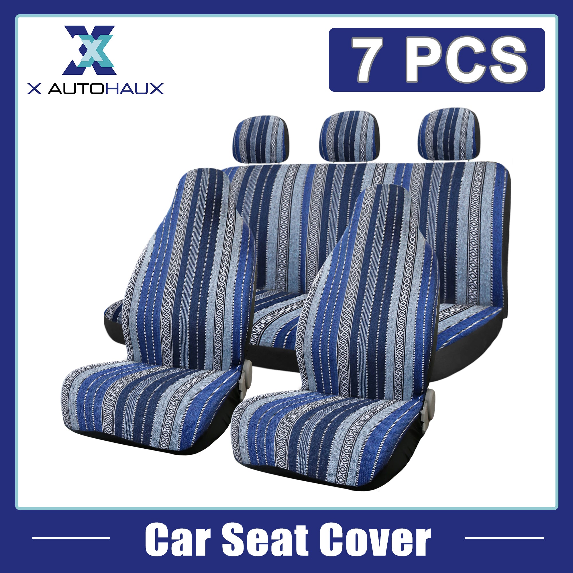 Bucket Seat Cover Protector 7pcs Universal Blanket Durable for Car Auto