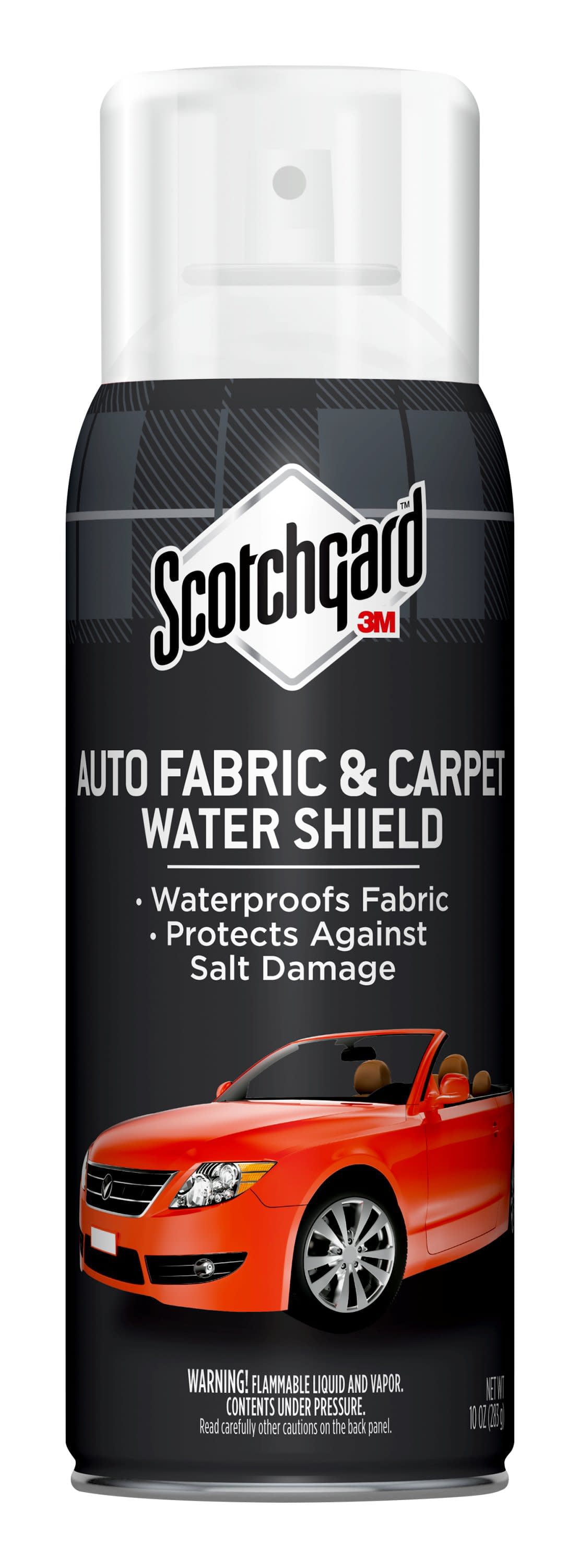 Scotchgard Auto Interior Fabric and Carpet Water Shield Water Repellent Spray， 10 oz Cans