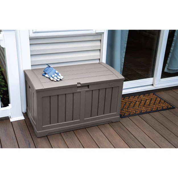 Suncast 50gal Deck Box Dark Gray