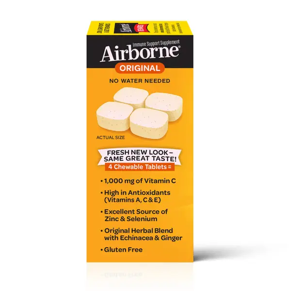 Airborne 32-Count Chewable Citrus Tablets