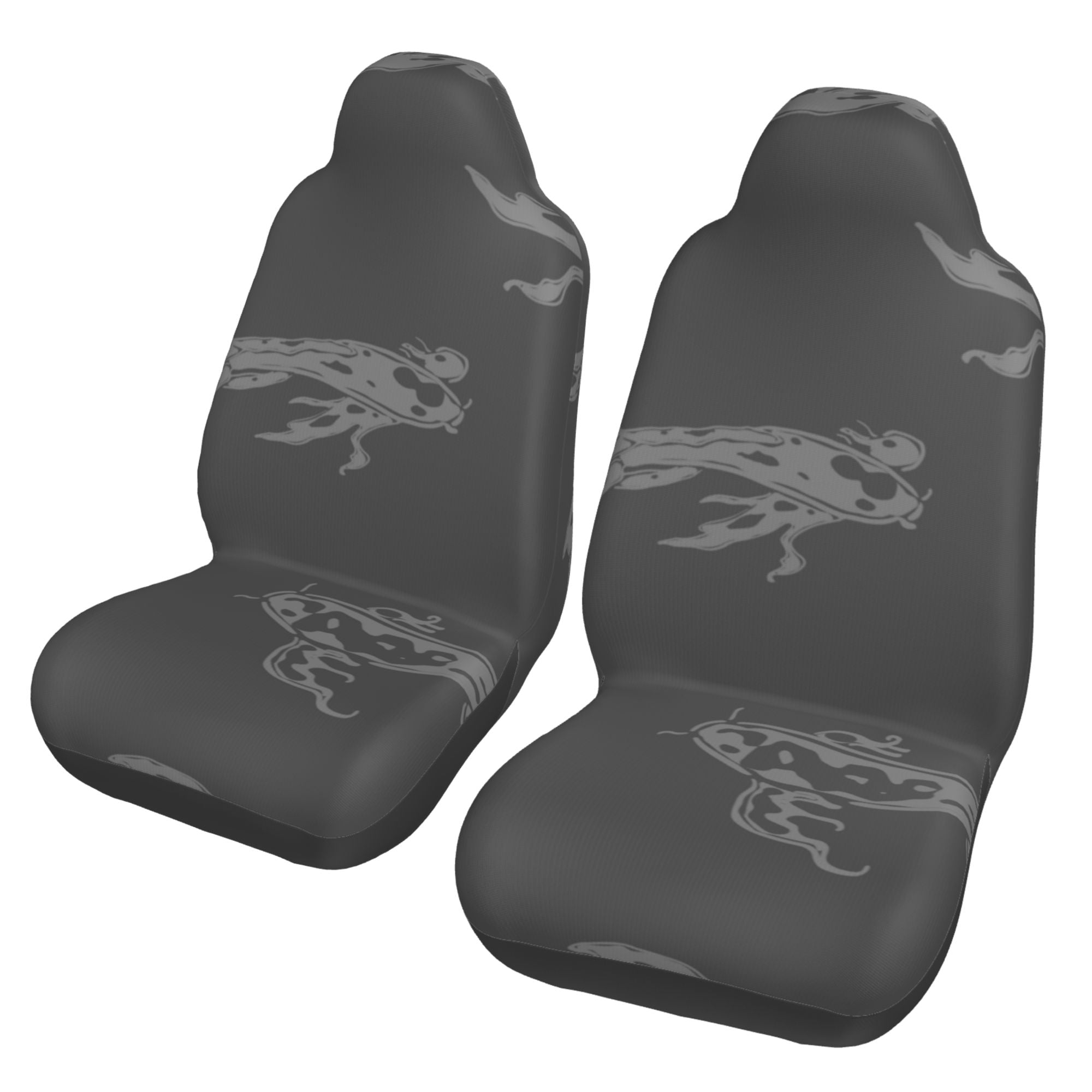 ZICANCN Car Seat Covers Front Seats Only，Lucky Carp Pattern Automotive Seat Covers Protectors for Cars Trucks Suv 2 Pack