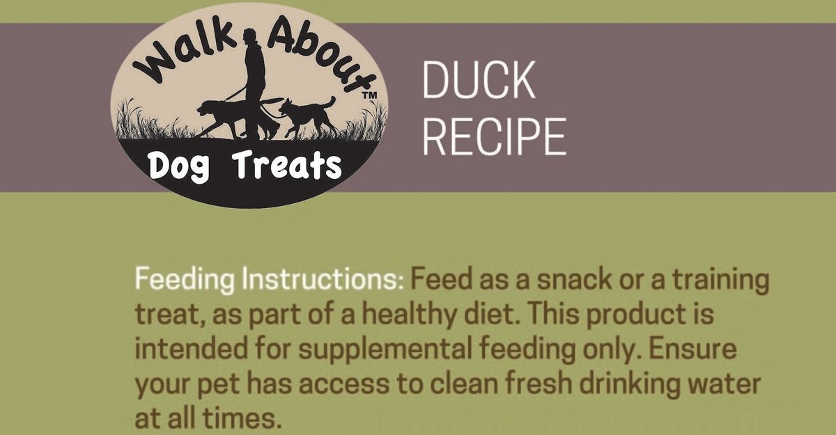 Walk About Duck Grain-Free Jerky Dog Treats