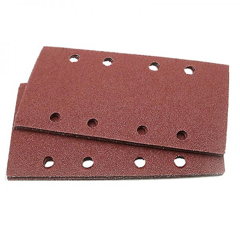 30 Pcs Sanding Pads， Sanding Paper Hook And Loop Sand Sheet 95x185mm Punched 8 Holes Grits 80/120/1