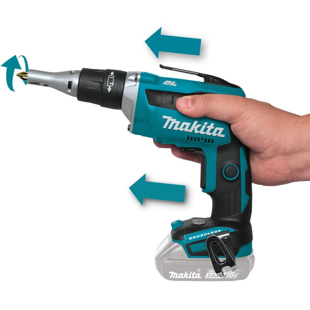 18V LXT Lithium-Ion Brushless Cordless 2，500 RPM Drywall Screwdriver， Tool Only ;