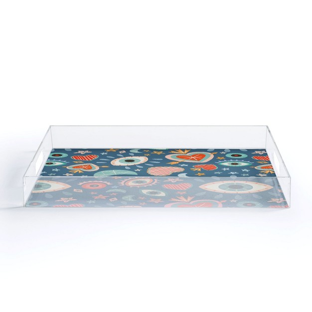 Carey Copeland Written In The Stars Milagros Acrylic Tray Deny Designs