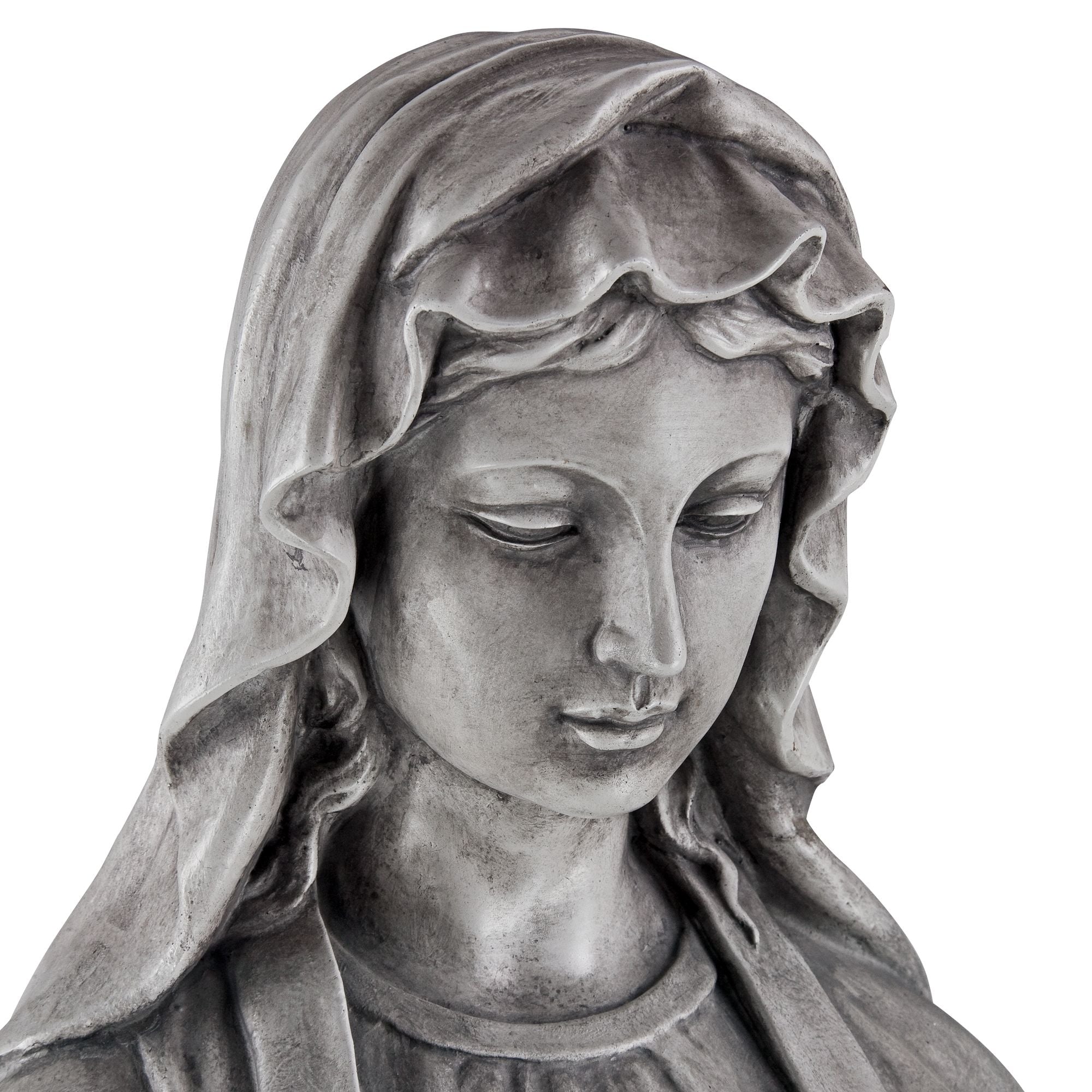 John Timberland Outdoor Statue 29 1/2" High Virgin Mary Sculpture for Yard Garden Patio Deck Home Entryway Hallway