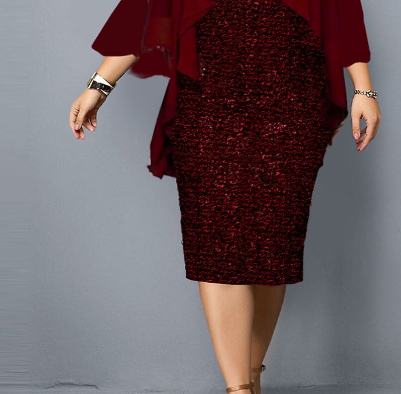 Women's Plus Size Curve Two Piece Dress