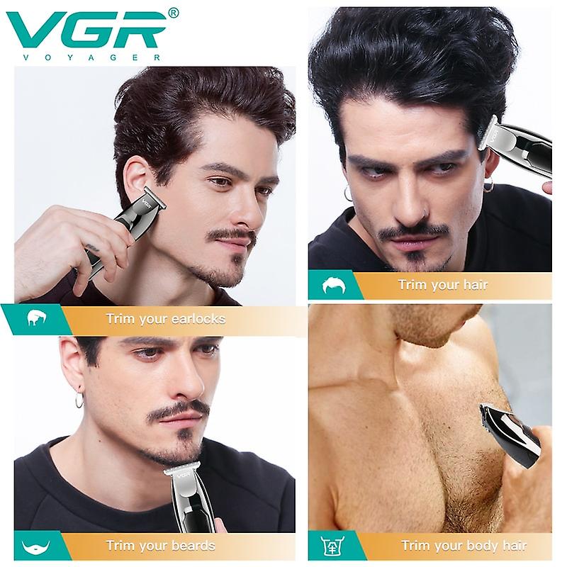 Vgr 030 Electric Hair Clipper Usb Charging Cordless Clipper Trimmer Led Display Waterproof