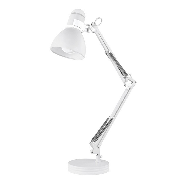 Architect Swing Arm Kids x27 Desk Lamp Matte White Globe Electric