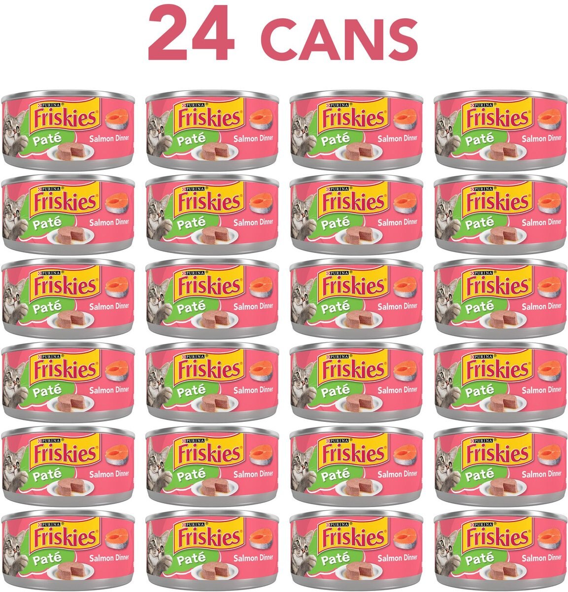 Friskies Pate Salmon Dinner Canned Cat Food