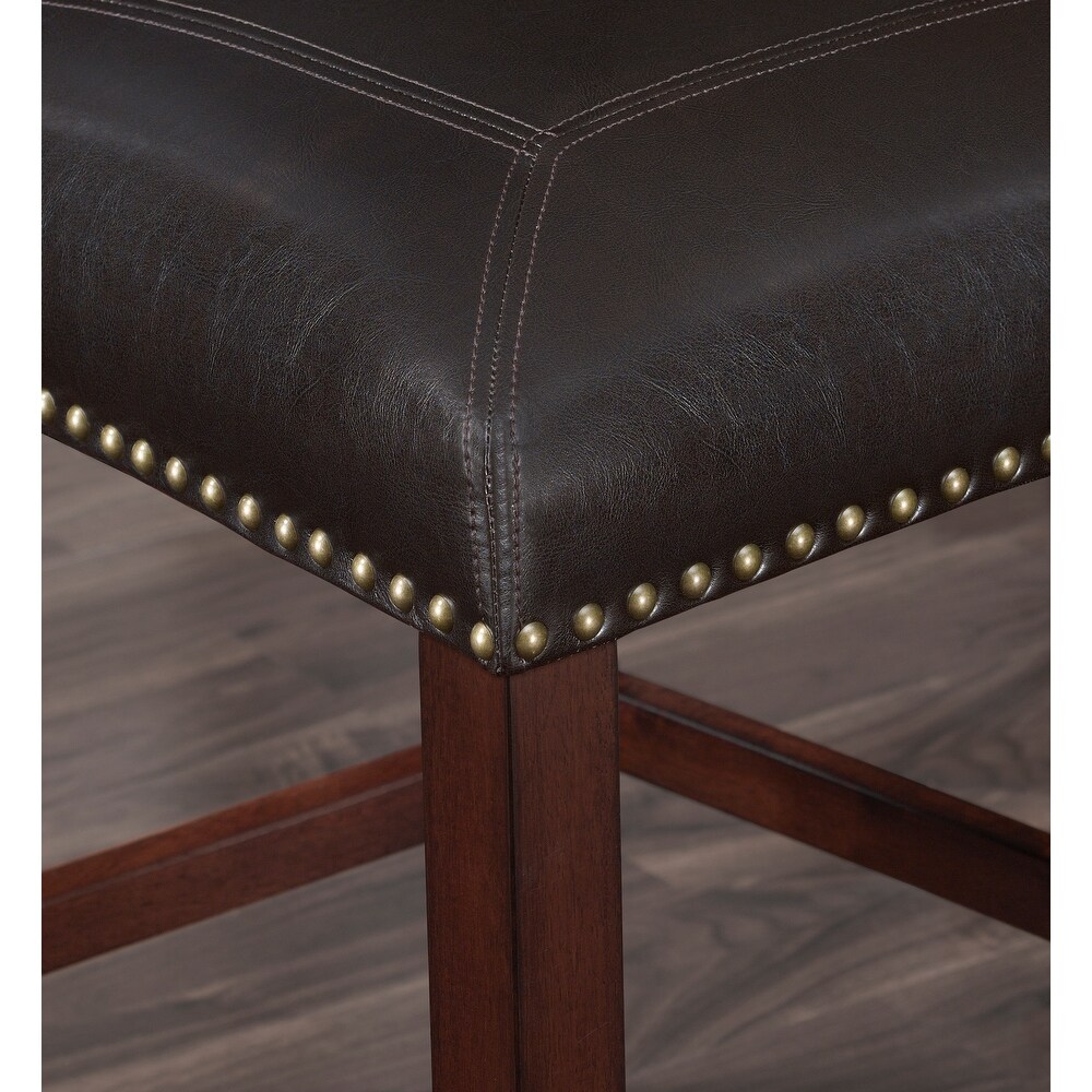 Claren Faux Leather Counter Stool by Greyson Living