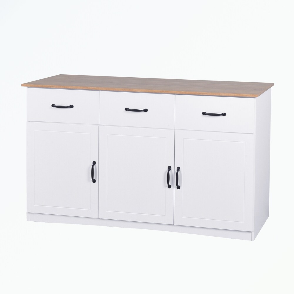 Kitchen Sideboard with 3 Doors and 3 Drawers