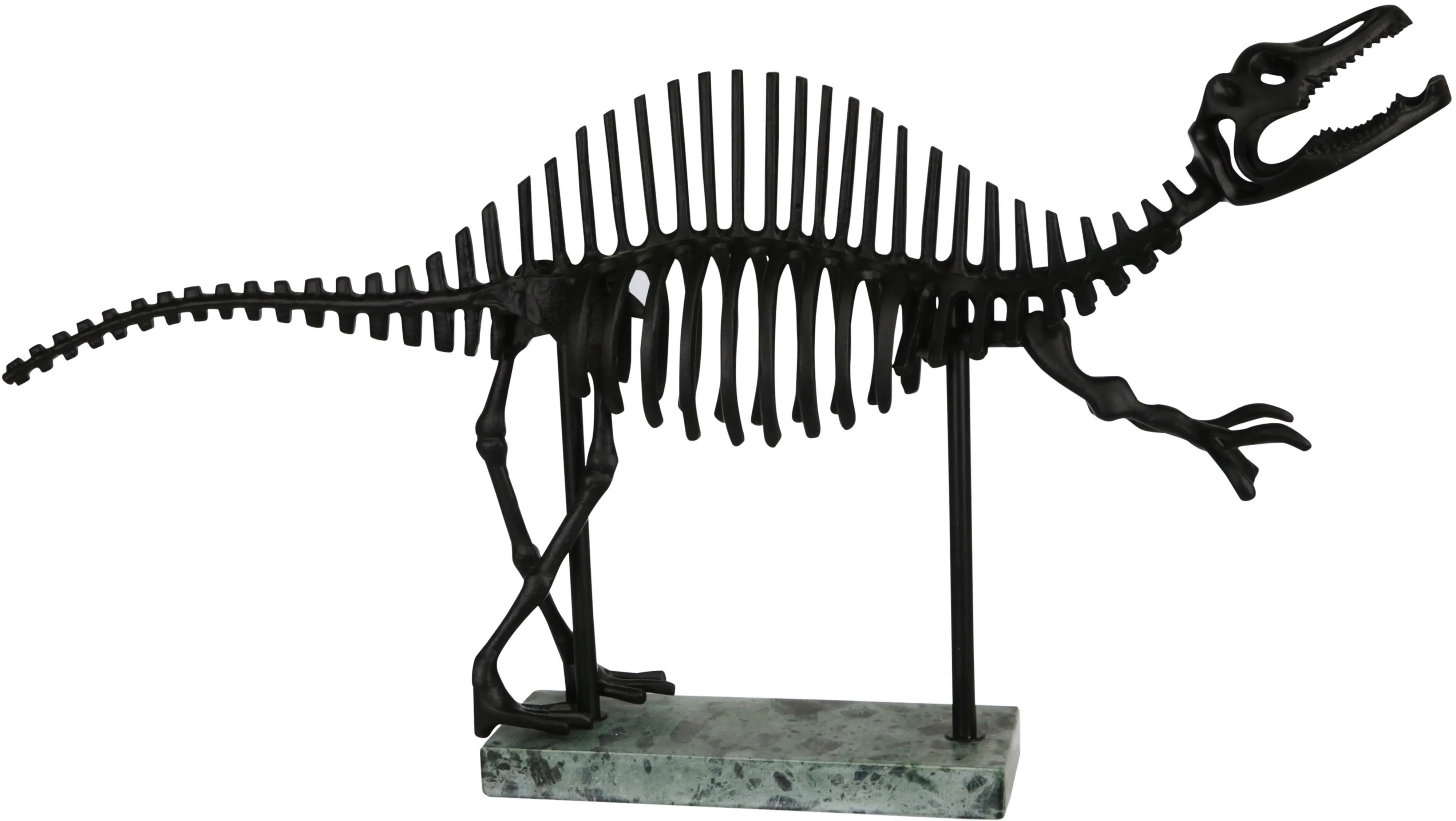 31 Inch Metal Dinosaur Table Decoration