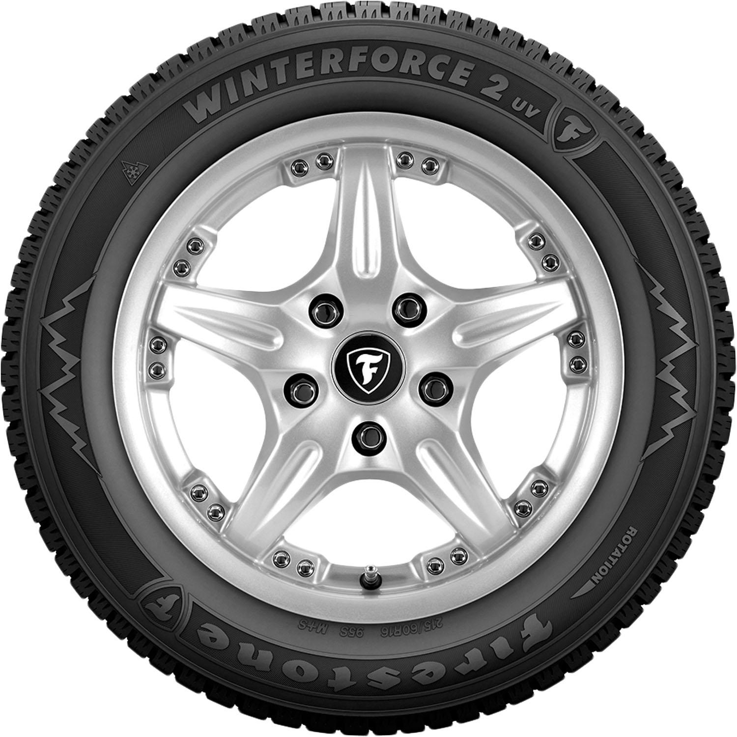 Firestone Winterforce 2 UV Winter P225/75R15 102S Passenger Tire