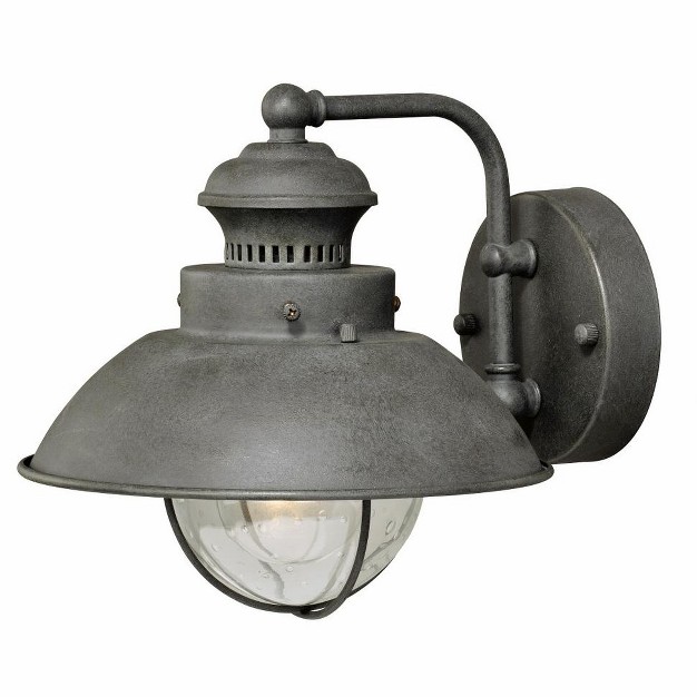 Vaxcel Harwich 1 Light Sconce Textured Gray