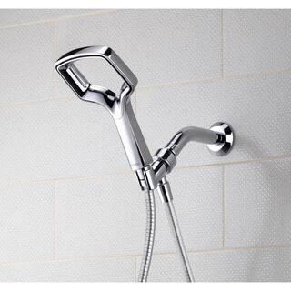 Methven Rua 1-Spray 6 in. Single Wall Mount Handheld Shower Head in Chrome RUHSCPUK