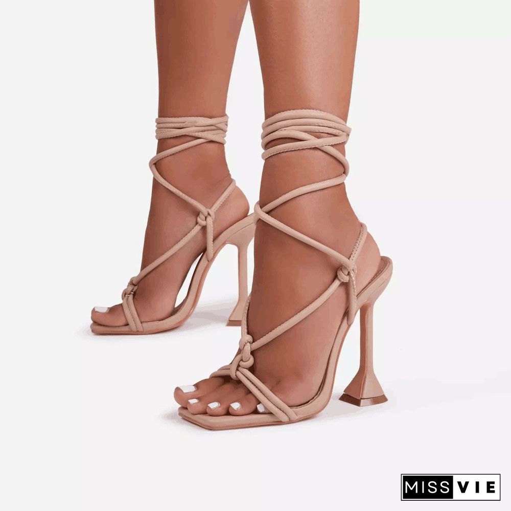 Women's Sexy Strappy High Hee Sandals