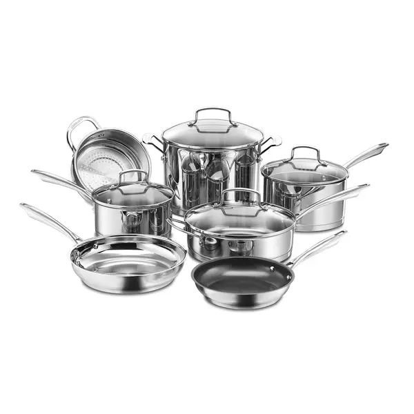 Cuisinart Professional Series Stainless 11-Piece Cookware Set