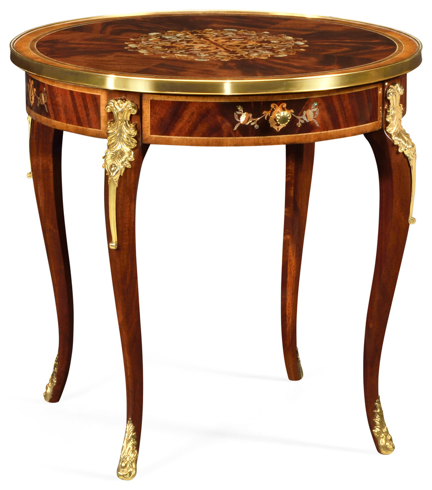 Mahogany Lamp Table With Mother of Pearl And Marquetry   Victorian   Side Tables And End Tables   by Jonathan Charles Fine Furniture  Houzz