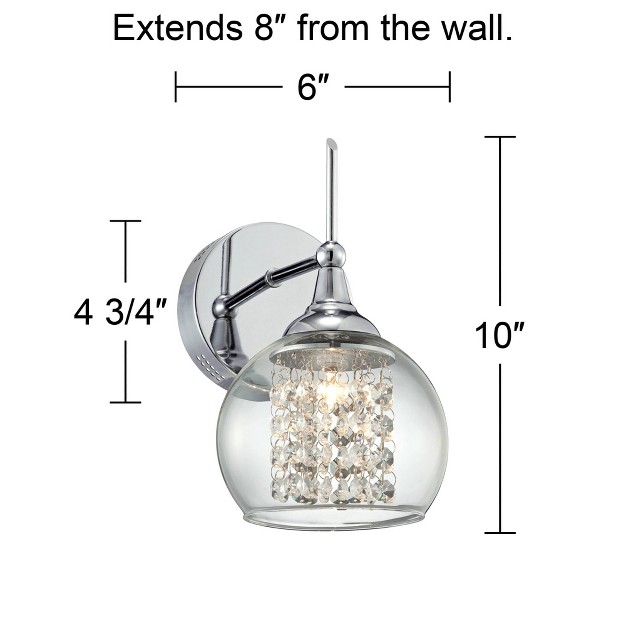 Fixture Clear Glass Bowl Shade For Bedroom Home