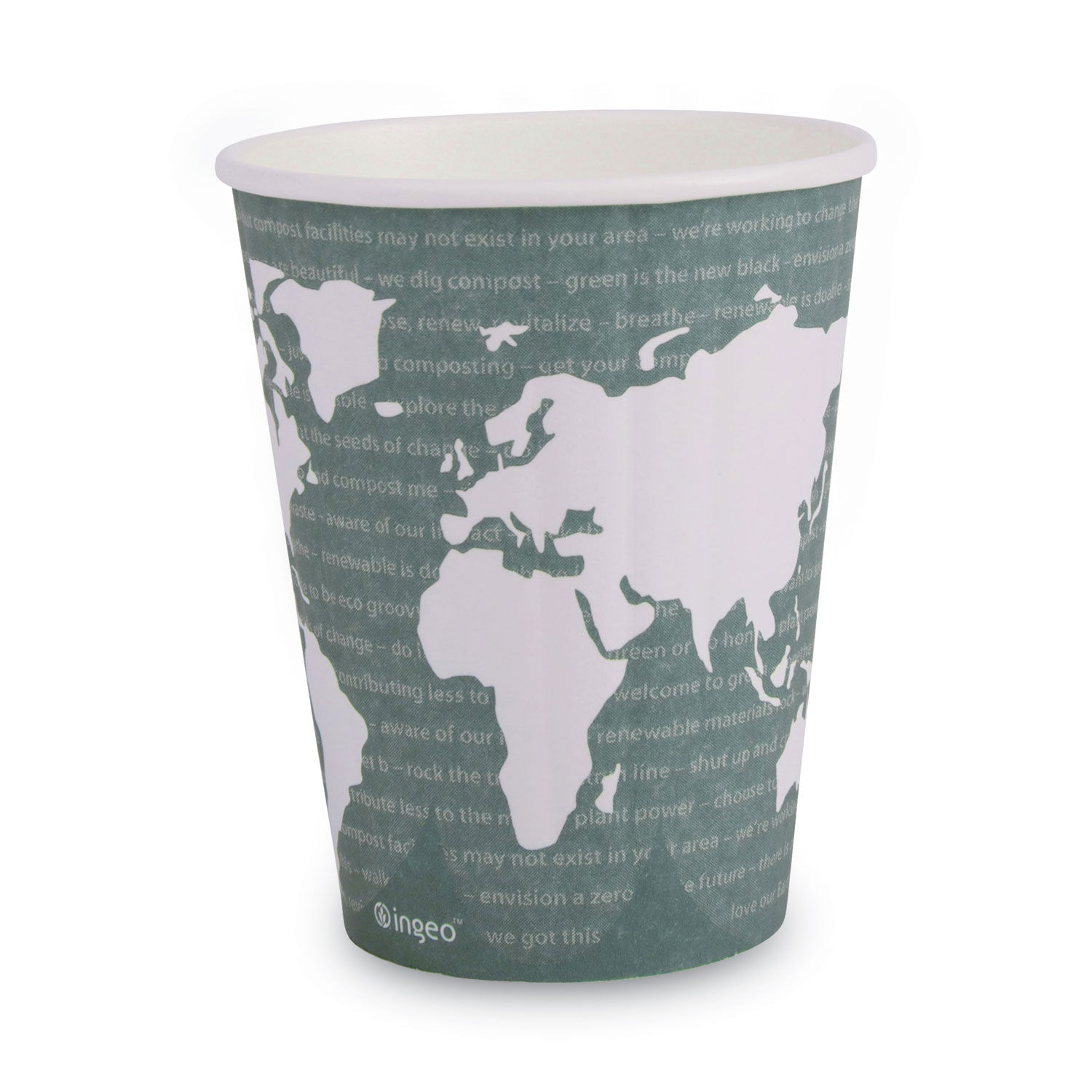 World Art Renewable and Compostable Insulated Hot Cups by Eco-Productsandreg; ECOEPBNHC12WD