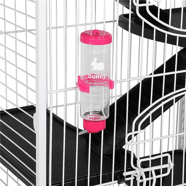 Easyfashion 6 Level Indoor Ferret and Small Animal Cage， White， 52