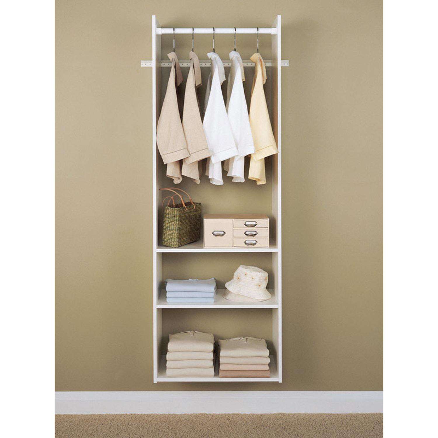 Easy Track 72 in. H X 5/8 in. W X 14 in. L Wood Hanging Tower Closet Kit