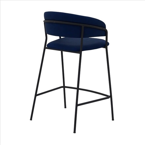 26 Inch Leatherette Seat Counter Height Barstool