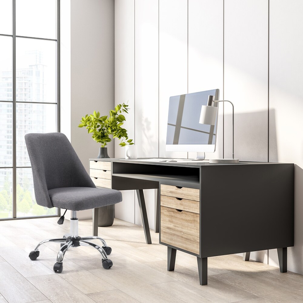 CorLiving Marlowe Upholstered Armless Task Chair