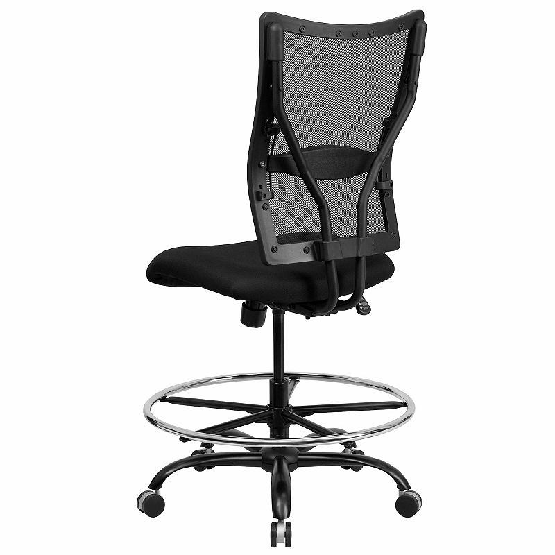 Flash Furniture Big and Tall 400 lb. Mesh Ergonomic Drafting Desk Chair