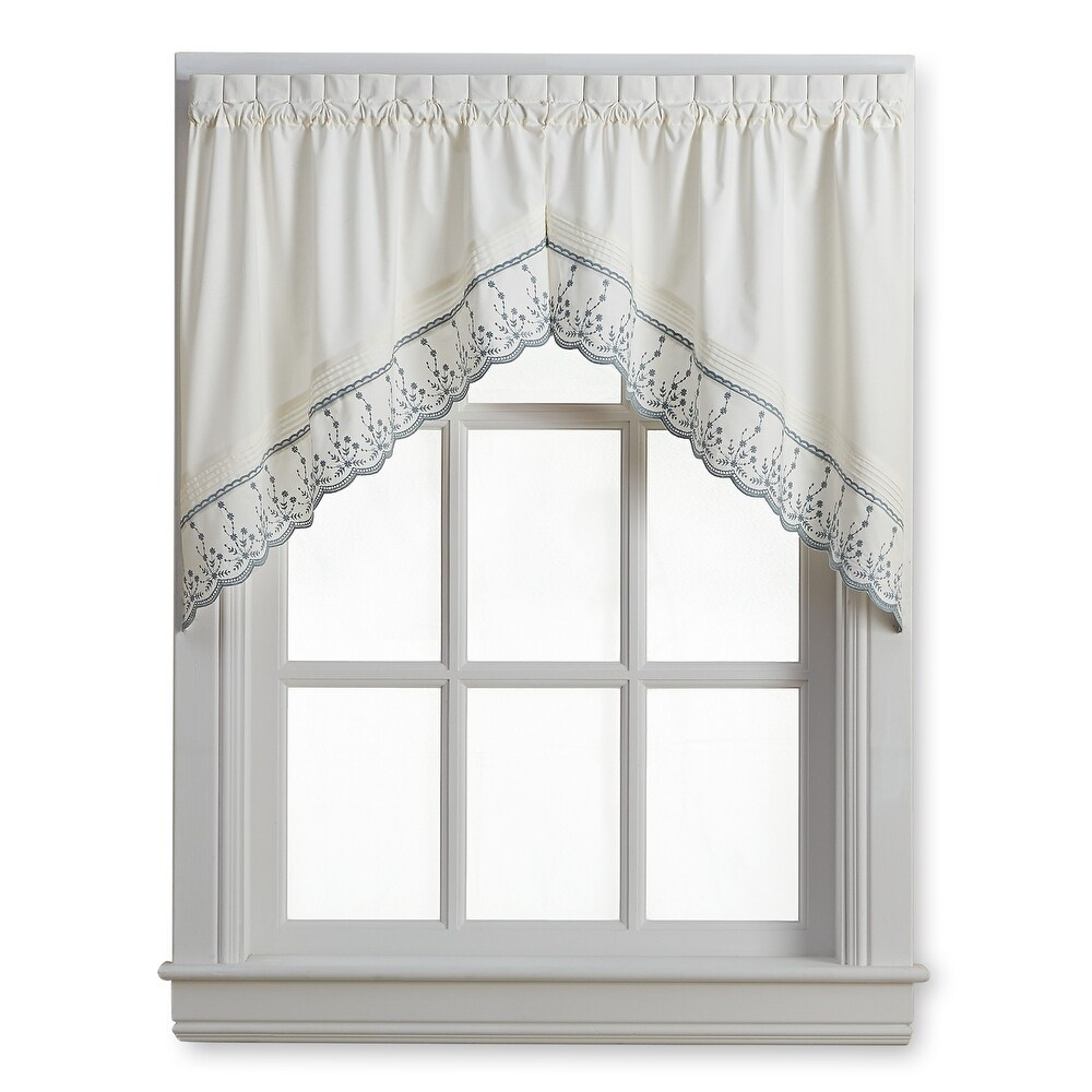 Curtainworks Abby Tailored Valance and Tier Curtain Collection