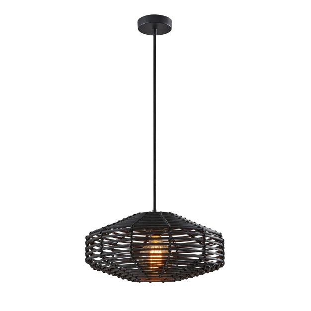 Kingston Pendant Ceiling Light Black Adesso