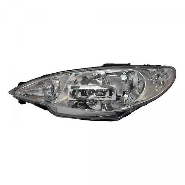 Left Headlamp (Electric no Motor Hatchback Models) For Peugeot 206 Van 2003-2006