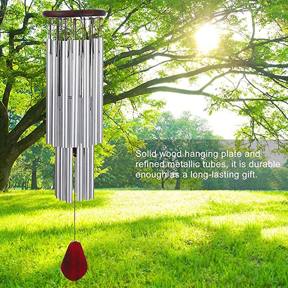 Wind Chimes 27 Tubes Soothing Melodic Tones For Indoor Outdoor Window Yard Decoration New