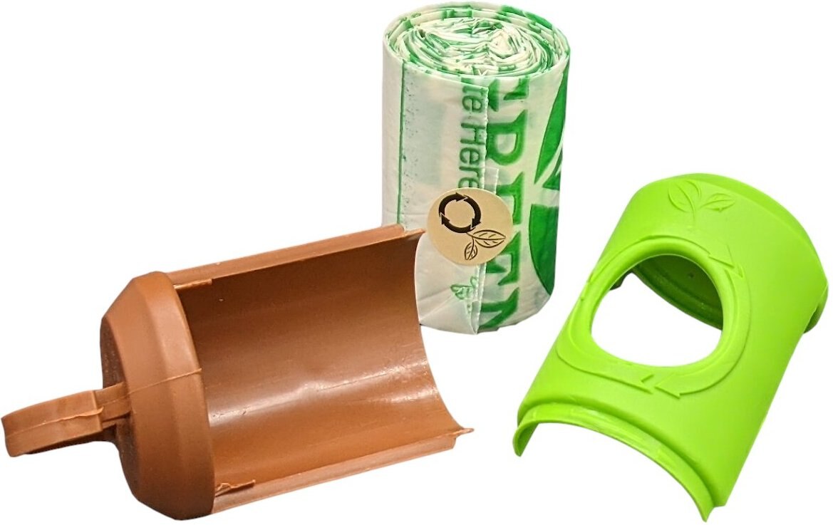 beyondGREEN Poop Bags Dispenser with Plant-Based Dog Waste Bags