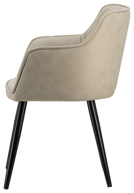 Dinning Chair Beige 23x22x31 quot  Midcentury   Dining Chairs   by Fantastic Decorz LLC  Houzz