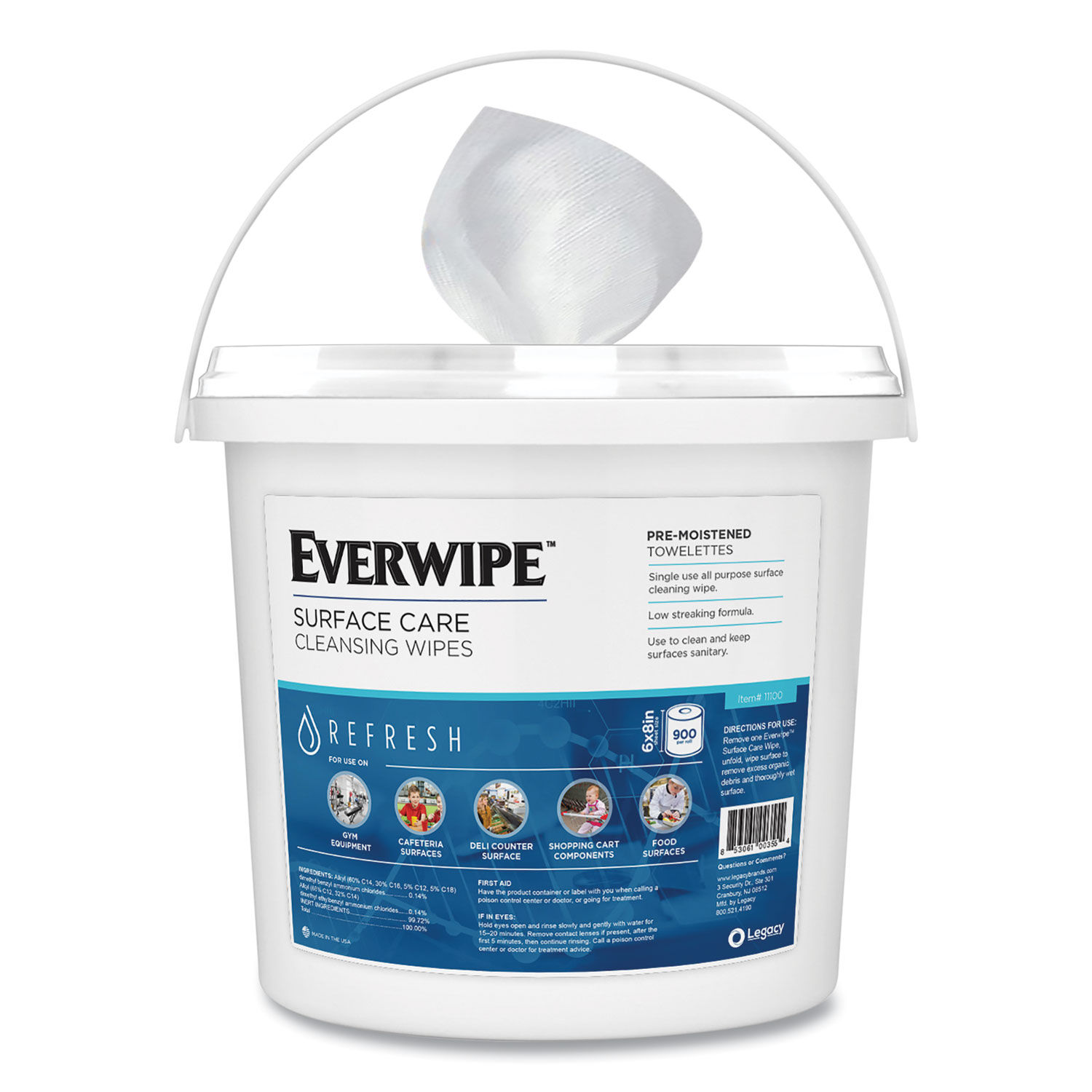 Cleaning and Deodorizing Wipes by Everwipeandtrade; LEY111002B