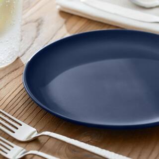 StyleWell Taryn Melamine Salad Plates in Matte Midnight Blue (Set of 6) AA5479MID