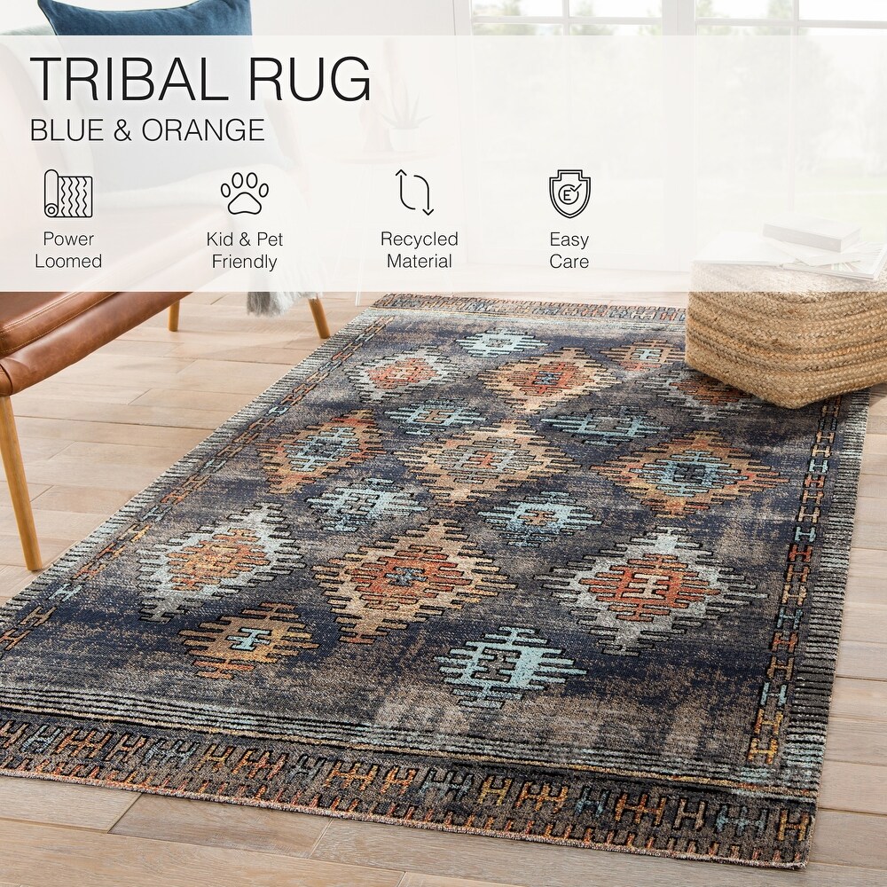 Dez Indoor and Outdoor Tribal Area Rug