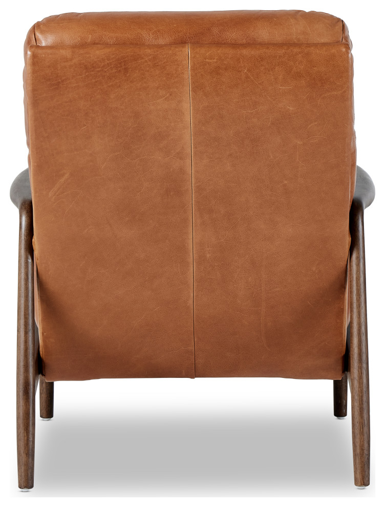 Rhodes Chair Dakota Tobacco   Midcentury   Armchairs And Accent Chairs   by Zin Home  Houzz