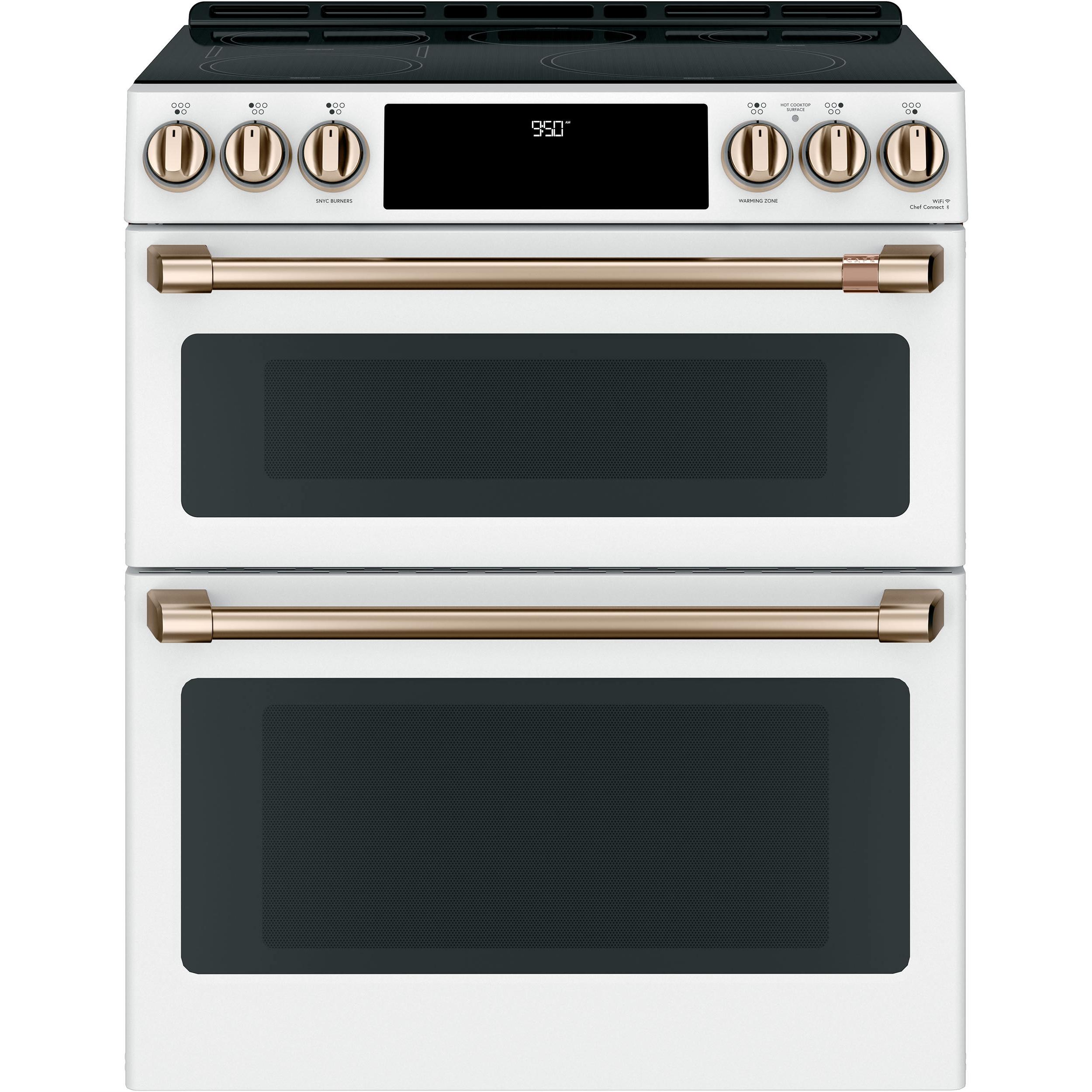 Café 30-inch Slide-In Induction Range with double oven CHS950P4MW2