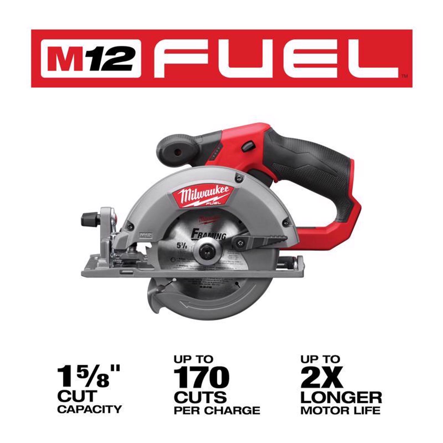 MW M12 Fuel 12 V Cordless Circular Saw Tool Only