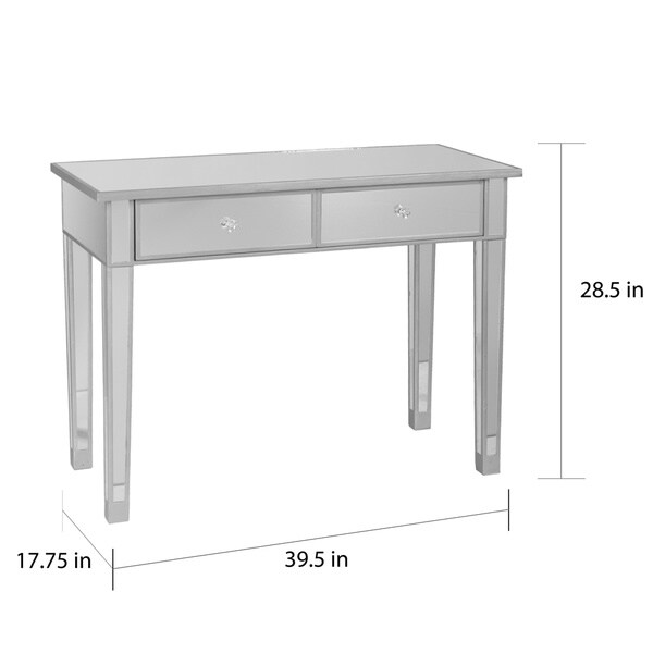 SEI Furniture Olivia Mirrored Accent Table