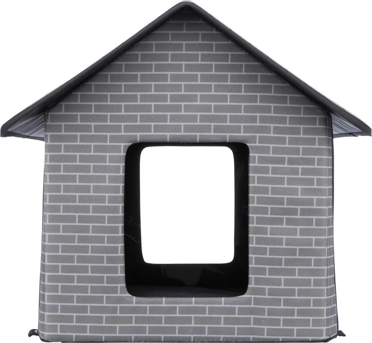 TRIXIE Insulated Outdoor Cat and Dog House， Gray