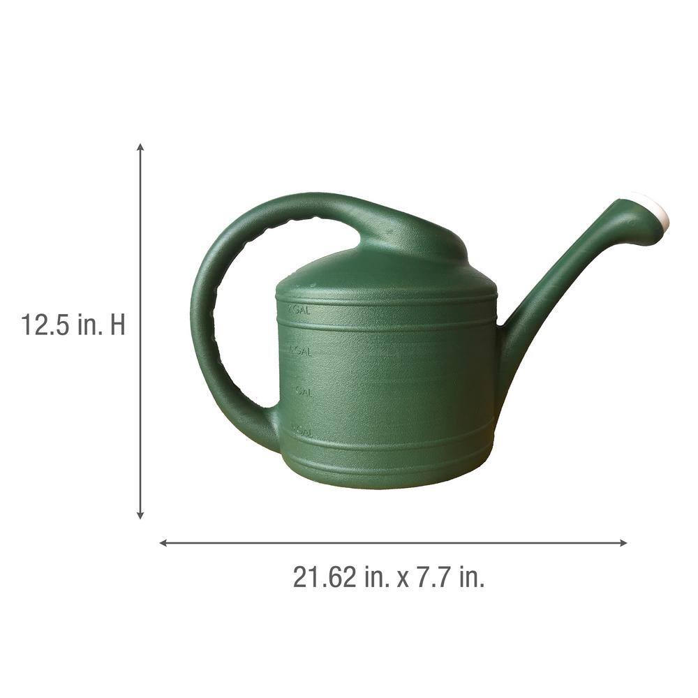 Southern Patio Large 2 Gallon Plastic Rainfall Garden Plant Watering Can Green SPAT-WC8108FE