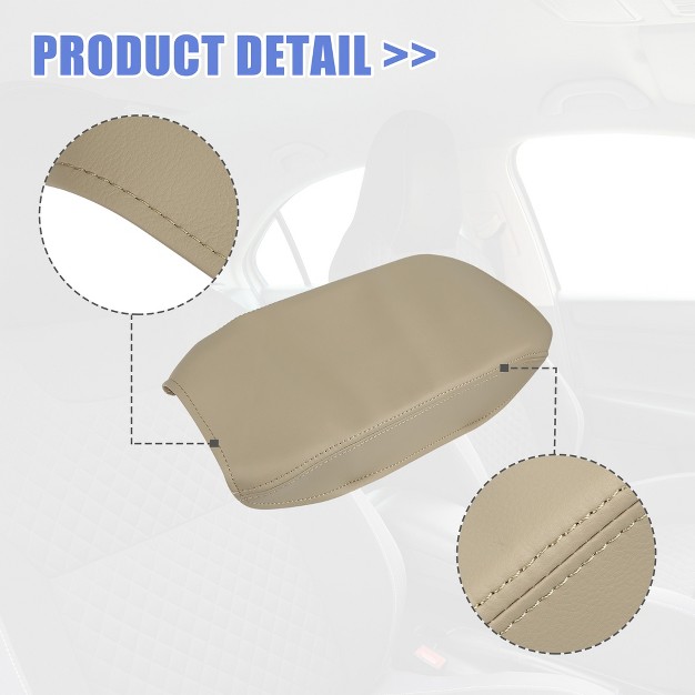 Unique Bargains Microfiber Leather Center Console Lid Armrest Cover For Toyota Camry 2007 2011