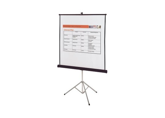 Quartet Portable Tripod Projection Screen  70 x 7...